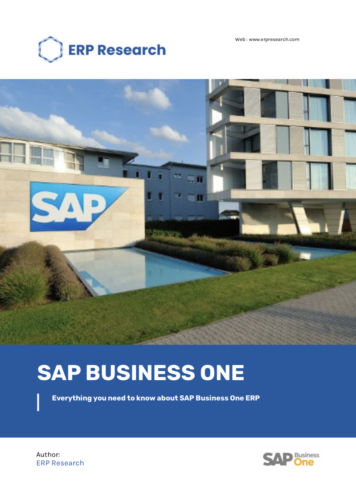 The SAP Business One Ebook is a free, comprehensive guide to the SAP Business One ERP. This Ebook is designed to help you get familiar with all that SAP Business One has to offer.