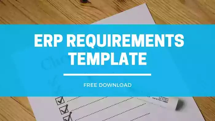 erp requirements template retail ecommerce
