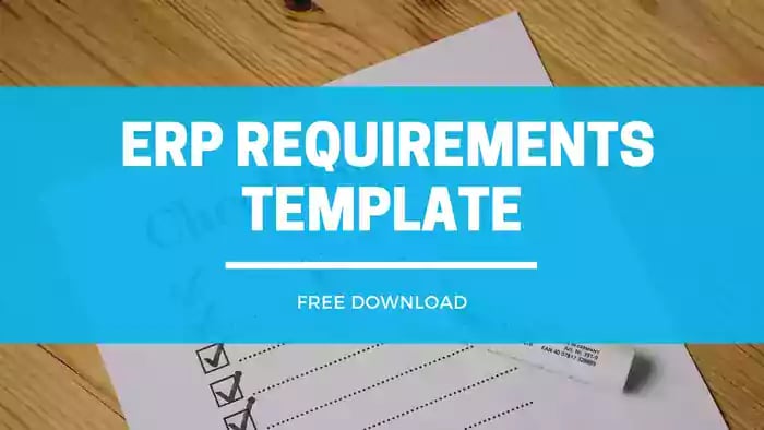 erp requirements template