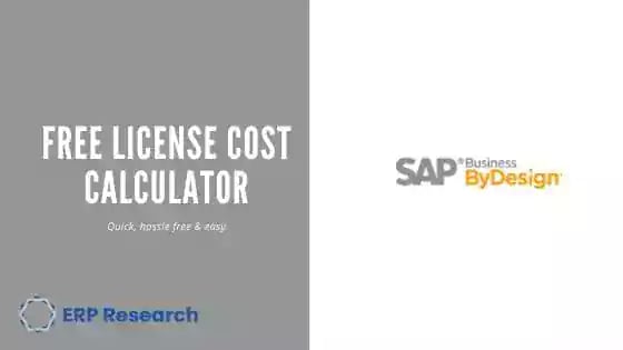 sap business bydesign pricing costs licenses estimation fees
