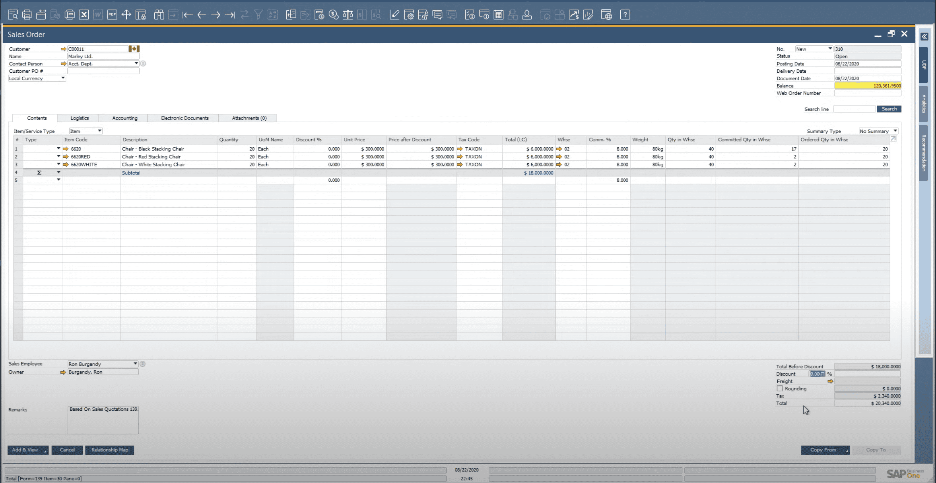 sap business one distribution